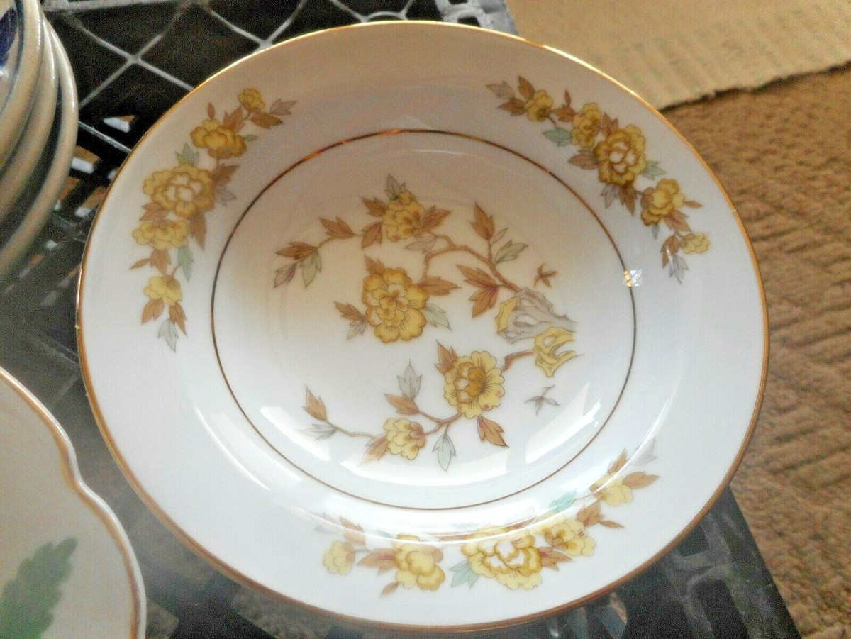 Fine China of Japan Style House Indore Pattern Fruit Bowl 3/4 inches dia  EUC