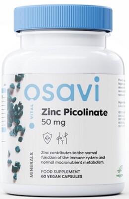 OSAVI, ZINC PICOLINATE Immunsystems 50mg 180 Veg. Kapseln SUPER PREIS