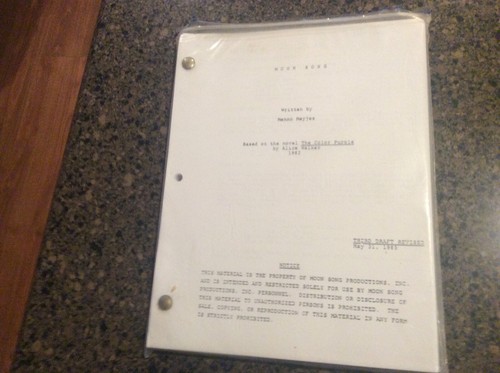 MOON SONG BY MENNC MEYJES REVISED MAY 31, 1985 SCRIPT - Picture 2 of 3