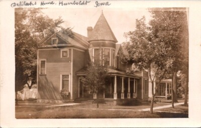 #ad Vintage RPPC Postcard View of Delilah#x27;s Home Humboldt Wisconsin WI 1908 1203 $19.95