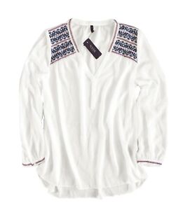 Con Bianco Etichetta Da Muffin Nuova Punto Nydj Croce blu M Donna Ricamato nwIqgq4Y