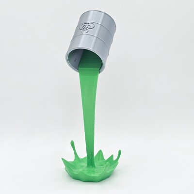 3D Printed Bio-Hazard Spill Can   A Unique Blend of Functionality and Futuristic