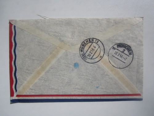 Cubierta registrada Uruguay 1956 - Imagen 2 de 2