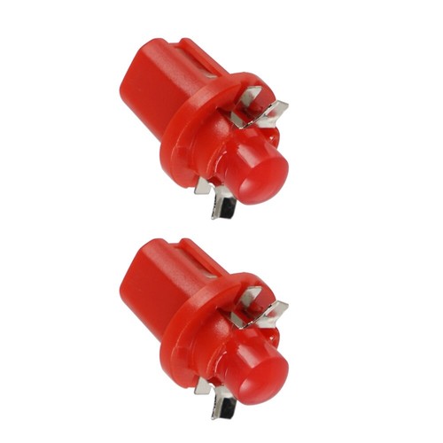 10 piezas T5 B8.5D Rojo LED Velocímetro Medidor Tablero Medidor Panel de Instrumentos Bombillas - Imagen 3 de 8