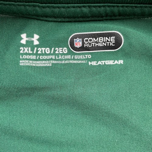 NEW New York Jets Men's Under Armour Combine L/S Performance T-Shirt Green • 2XL - Picture 4 of 11