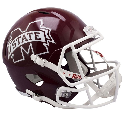 Mississippi State Bulldogs Riddell Speed Full Size Replica Football Helmet - Picture 1 of 4