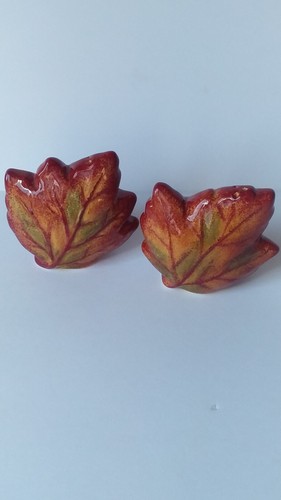 Juegos de coctelera de sal y pimienta de calabazas y hojas de otoño lote de 3 DECORACIÓN DE OTOÑO BONITO - Imagen 6 de 12
