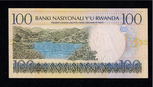 RWANDA 100 francs 2003 UNC banknote - Picture 2 of 3
