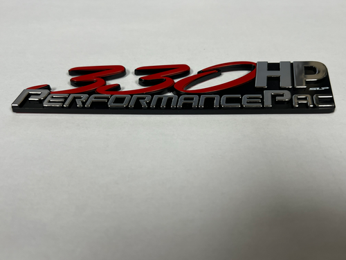 Chevy Performance Pac 330 HP Emblem Badge - Picture 3 of 4