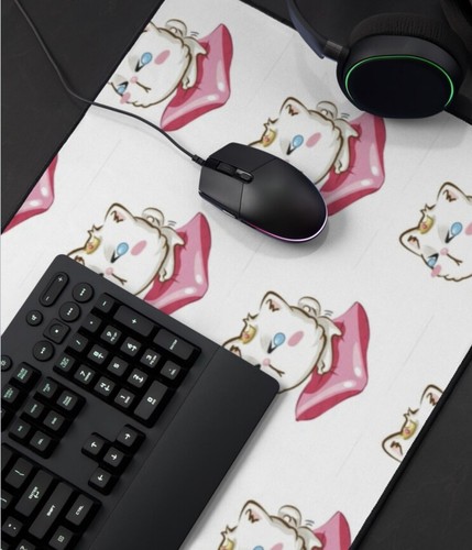 Complete Mouse Pad Non-Slip Gaming Desk Office Laptop desk Mat kittyPrincess cat - Picture 42 of 132
