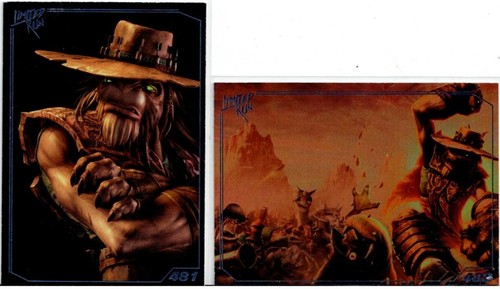 Oddworld Stranger's Wrath Limited Run Silver Trading Card #481 #482 Neu Mint