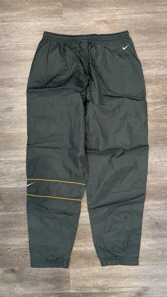 パンツ 90s 00s Nike Side Piping Track Pants Nike Vintage Track Pants Black Orange Piping 90s Vintage XL