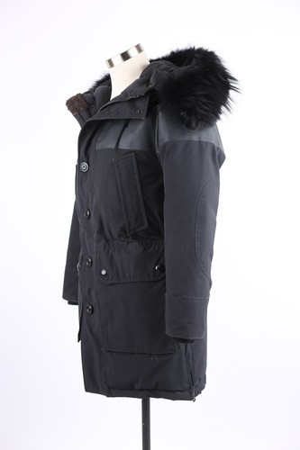 $2,650 Moncler X Lionel Terray Down Parka w/ Fur Hood SZ 0 / XS Black RARE - Picture 7 of 15
