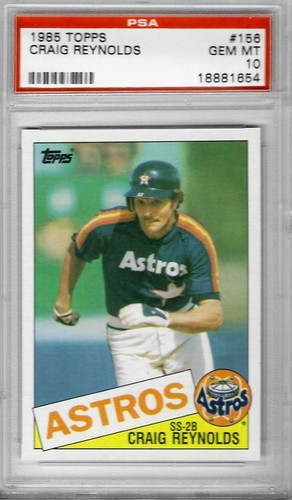 1985 Topps Craig Reynolds #156 card