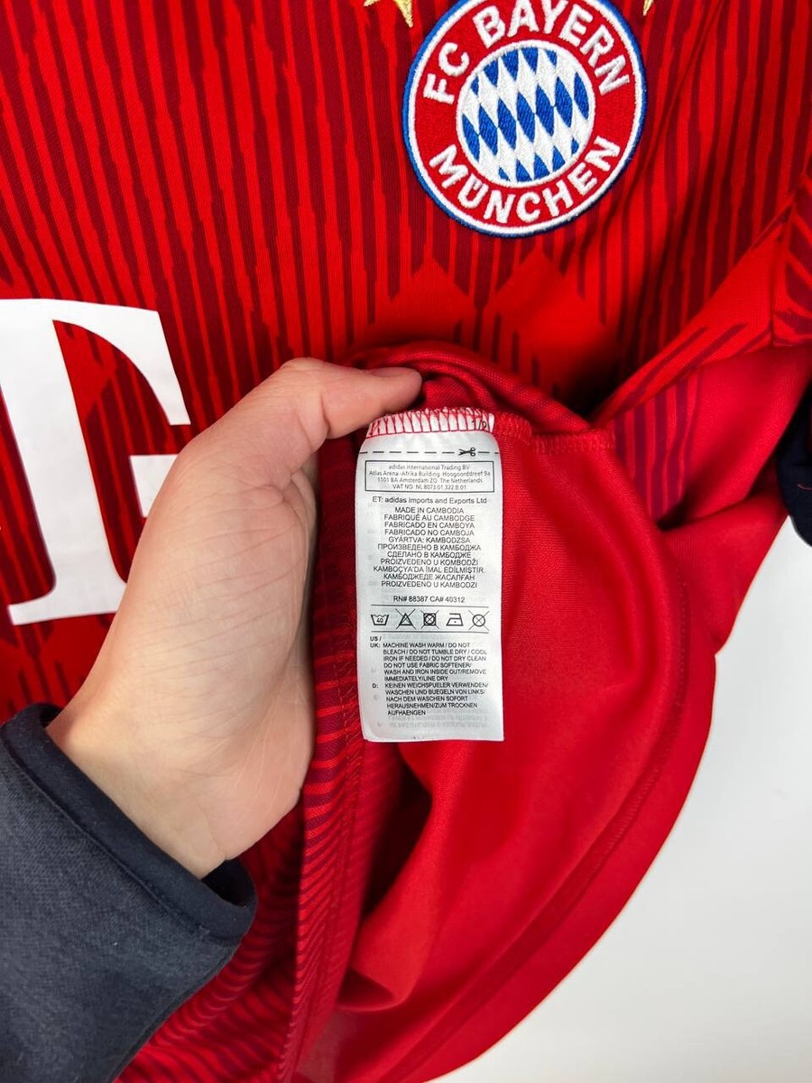 Bayern München Adidas Muller jersey t-shirts size S | eBay