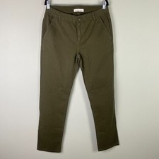 Everlane Chino Pants Mens 32x32 Green Cotton Slim Leg
