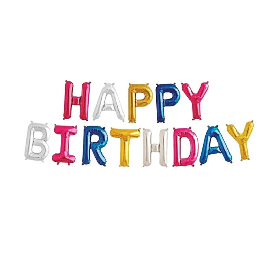 Birthday Banner Self Inflating Birthday Party Baloons DECOATION ARCH GARLAND BAL — 第 4/4 张图片