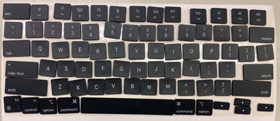 QWERTY Tastenkappen Apple MacBook Air Pro 14 16 US Englisch key caps M1 - M4 VAG