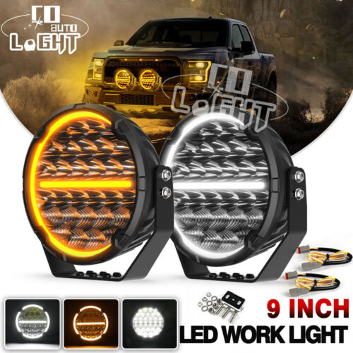 7"/9inch LED Offroad Work Lights Driving Lamp 4X4 Jeep Wrangler Ford F-150 SUV - Picture 17 of 17