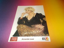 Amanda Lear RTL 2 signed autographed autograph on autograph card
