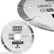 2 DIAMOND 7-1/4" SAW BLADES FITS BOSCH CIRCULAR SAW DRY SEGMENTED BLADES