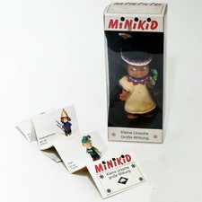 1960s toy SCHILDKR T - MINIKID collector doll WINNETOU SQUAW Indian