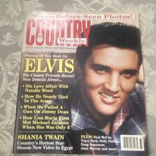Country Weekly Magazine August 1993 Elvis Presley Illustrated Feature Issue 33