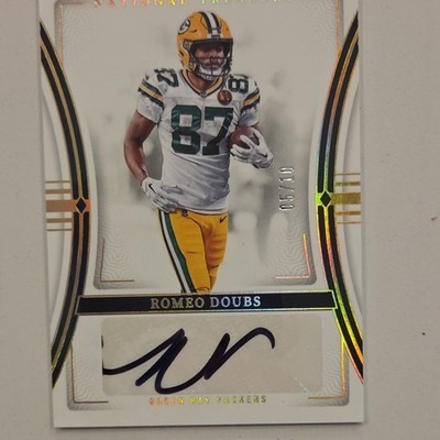 Panini 2023 National Treasures Romeo Doubs Packers Auto Holo Gold /10 #SIG-RDS