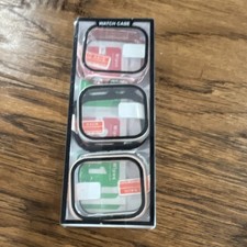 6-Pack Smartwatch Case Covers w/ Tempered Glass, Universal 46mm