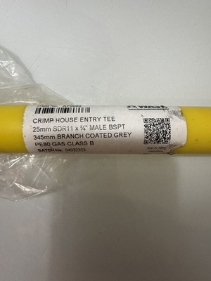 8 x neue Wask oberirdische Durchgangs-Wandbeschlag 25 mm x 3/4 Hauseingang T-Stücke 