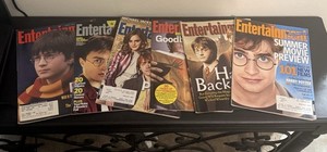 Entertainment Weekly~Harry Potter Movie Original Magazines Lot of 6 (2001-2011)