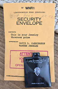 Lindenwold Fine Jewelers 3 Carat Diamond Pear-Shaped Synthetic Cubic Zirconia