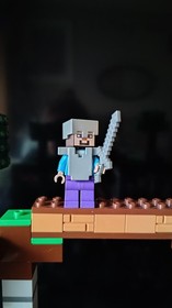 Minecraft Legos minecraft mine with tnt and figurines