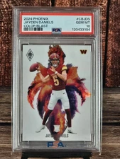 2024 Panini Phoenix Jayden Daniels Color Blast RC SSP PSA 10 - Commanders