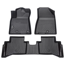 Floor Mats Liner Carpets For 2017-2022 Kia Niro TPE Rubber All Weather 3PCS
