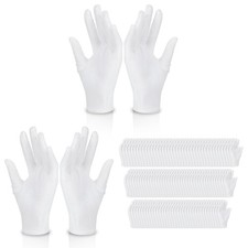 60 Pairs Cotton Gloves, Large Size White Cotton Glove for Men Women Inspectio...