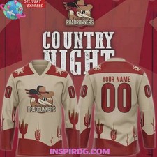 Personalized Tucson Roadrunners x Country Night 2025 Hockey Shirt