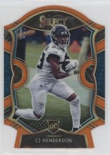2020 Panini Select Concourse Orange Prizm Die-Cut CJ Henderson #89 0i2d