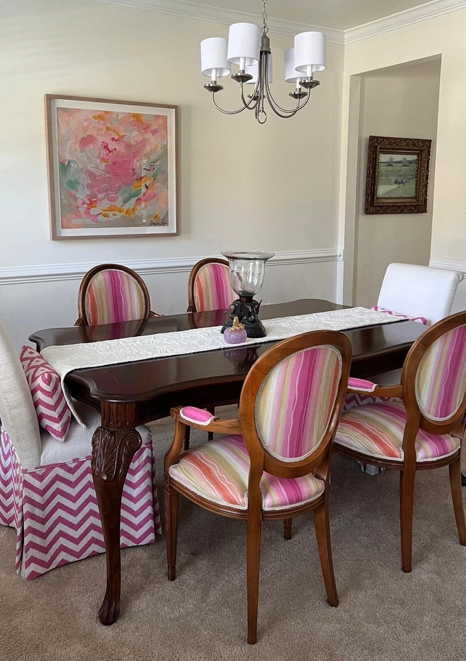 Luxury French Empire 7 Piece Dining Set By Stanley Furniture - Image 2 of 4