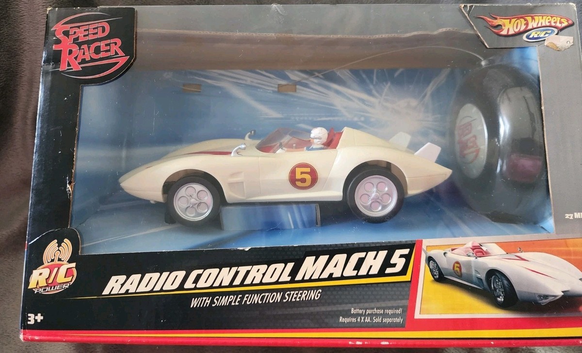 Speed Racer Mach 5 RC Radio Control Car Mattel Hot Wheels 2008