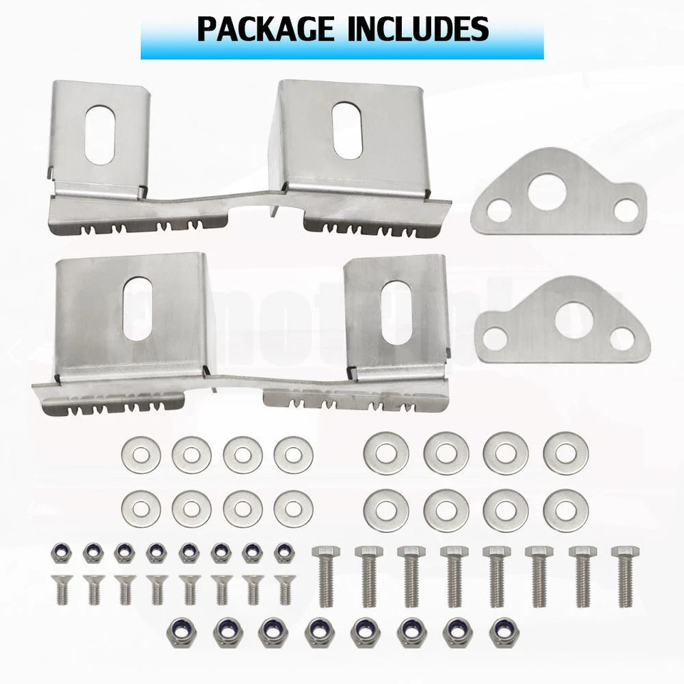 US For Acura RSX DC5 2002-2006 Front Bumper Lifts With Hardware Gap Fix Lift Kit Foto 4 de 4