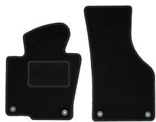 Fußmatten Automatten Vorne Velours Schwarz für Volkswagen CC 2012-2017