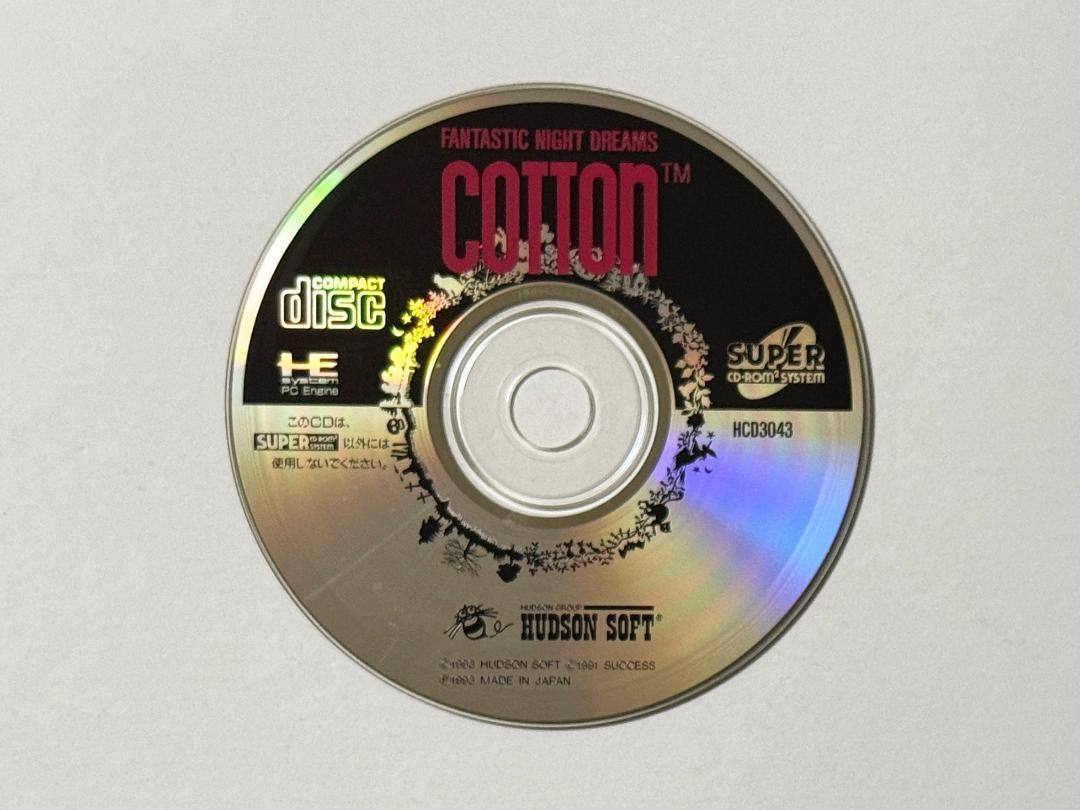Cotton Fantastic Night Dreams PC Engine Super CD Bulk Hudson