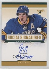 2013-14 Panini Playbook Social Signatures Derek Roy #SS-DR Auto 1e15
