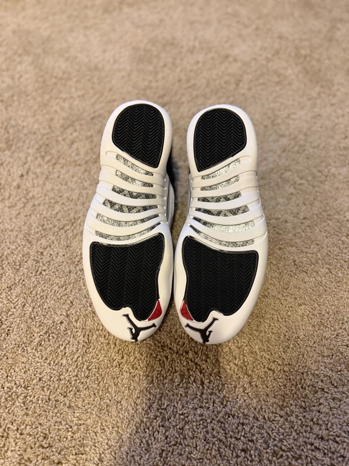 Nuevo Nike Air Jordan 12 Retro Bajo Playoffs Talla 12 Negro Rojo Universitario 308317-004 Foto 4 de 4