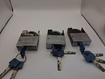 Mul-T-Lock Set of 3 with 10 keys