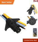 Moteur de pêche à la traîne marine compact fiche mâle avec configuration 3 fils pour plaisanciers