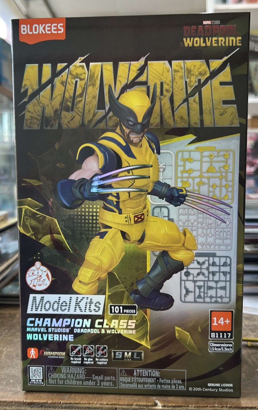 Blokees Marvel Deadpool & Wolverine Champion Class 05 Wolverine Model Kit