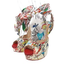 Christian Louboutin Pumps Heel Leather Multicolor EU35/US5 120666c