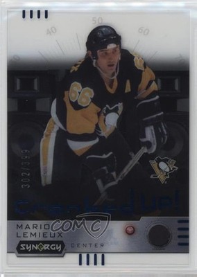 2023-24 Upper Deck Synergy Cranked Up Blue 302/399 Mario Lemieux #CR-ML HOF 0ji1